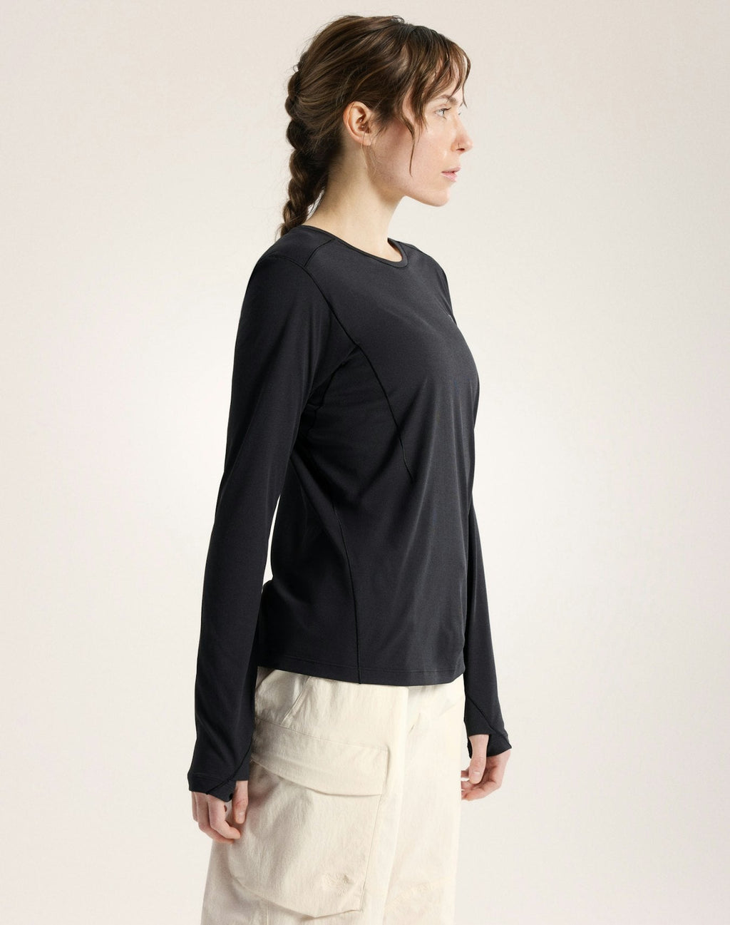 Sunna long-sleeve crew neck t-shirt